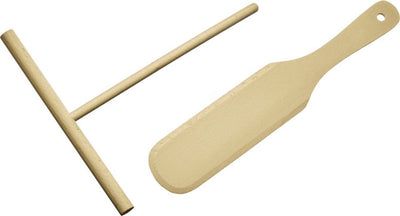 Spatola per pastella Westmark per crêpe legnosa – pratico set per preparare senza sforzo deliziose crêpe e pancake sottili – legno, 2 pezzi