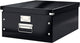 Caja de almacenamiento Leitz Click Store cartón A3 negro