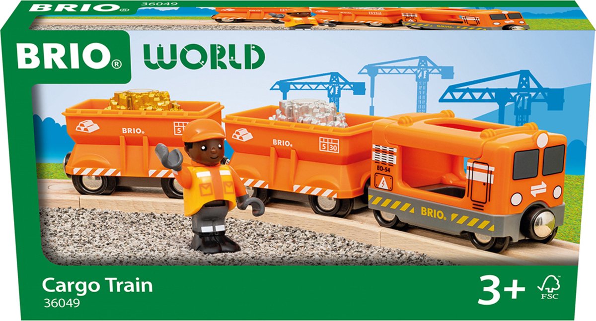 Ravensburger Brio - 36049 treno merci | Trenino con carico d'oro e d'argento per bambini dai 3 anni