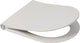 Plieger kansas sway d2 toiletbril (by pressalit) - d-vorm wc bril - duroplast - wit - met deksel - softclose - quick release