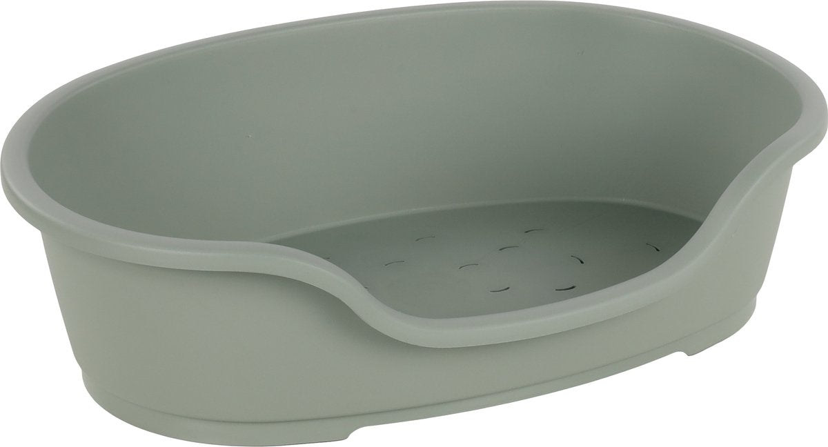 Cesta flamenco tuck ovalada verde oliva l 70-81cm