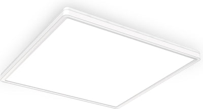 Briloner b.k.licht - led plafonniére - dimbaar - plafondlamp met indirect licht - neutral wit licht 4.000k - 3.000lm - 22w - 42x42cm