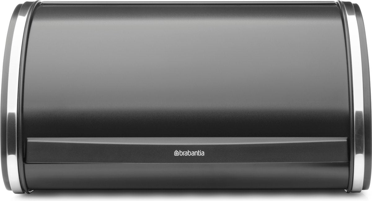 Brabantia broodtrommel - met schuifdeksel - medium - matt black