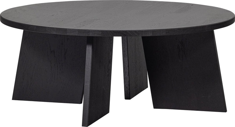 Tavolino Woood Frieze - rovere - blacknight - 36x90x90