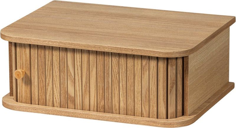 Comodino sospeso Jena in legno - sinistra destra - naturale - legno