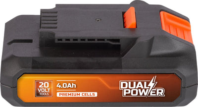 Batteria Powerplus dual power powdp9024 - 20 V, 4,0 Ah - batteria per dispositivi da 20 V - indicatore di alimentazione LED - piattaforma batteria
