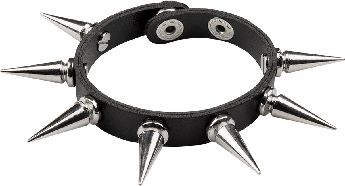 Boland - bracciale Spike Deluxe nero - adulti - donne - rocker - punk e simili