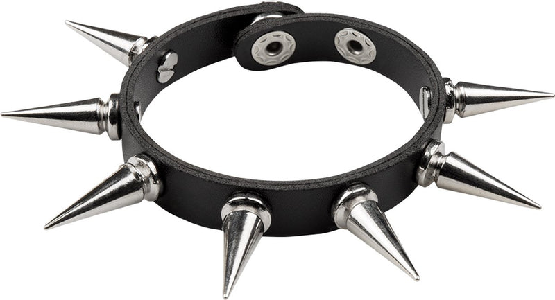 Boland - bracciale Spike Deluxe nero - adulti - donne - rocker - punk e simili