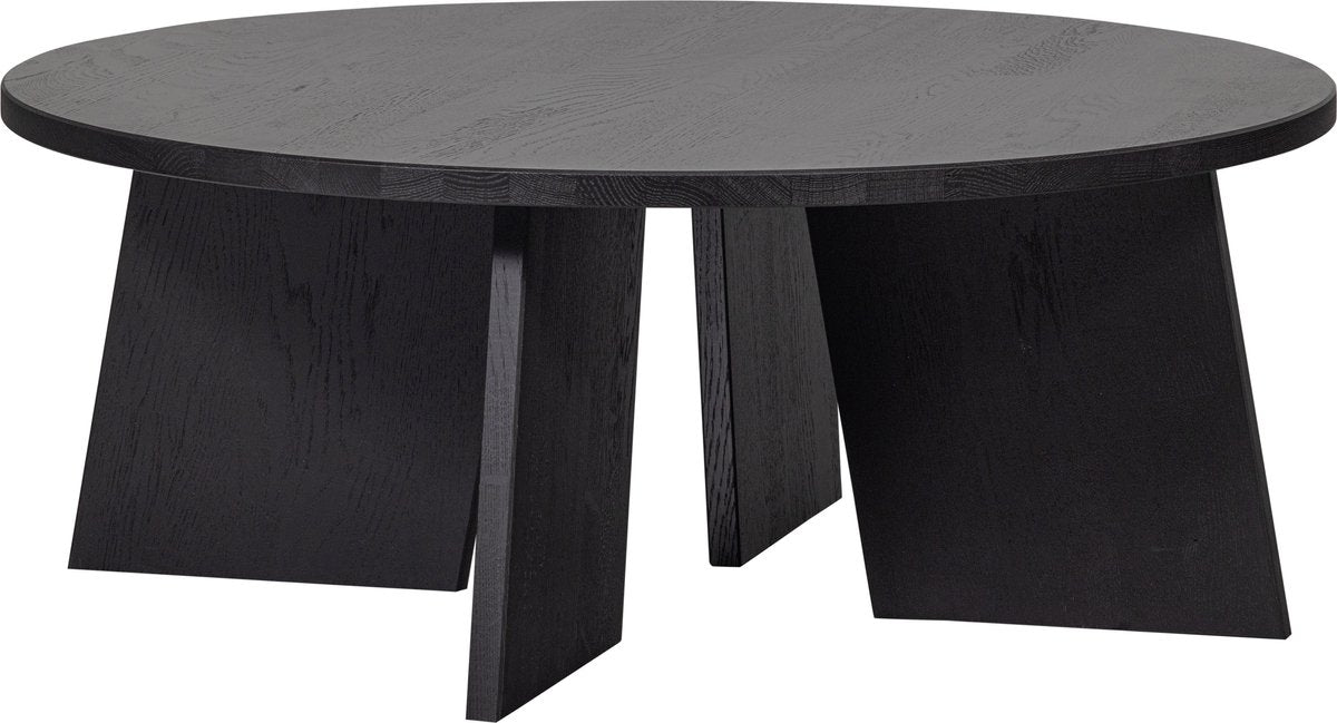 Woood fries salontafel - eikenhout - blacknight - 36x90x90