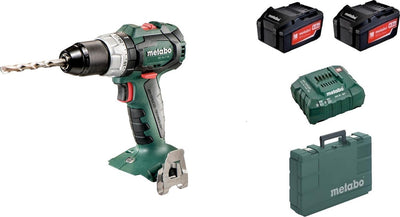 Trapano avvitatore a batteria Metabo BS 18 LT BL – 18 V – senza spazzole – 60 nm – incluse 2 batterie da 4,0 Ah, caricabatterie e custodia