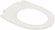 Sedile WC Plieger 300s - sedile WC a forma di D - duroplast - bianco - senza coperchio - adatto per WC Geberit