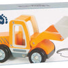 Small foot - houten wiellader met shovel