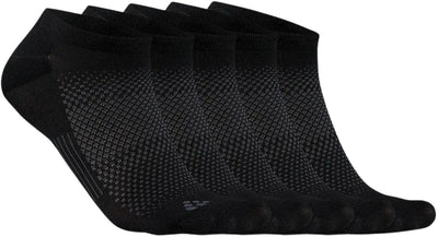 Calzini sportivi unisex Craft Active Footies, confezione da 5 - neri
