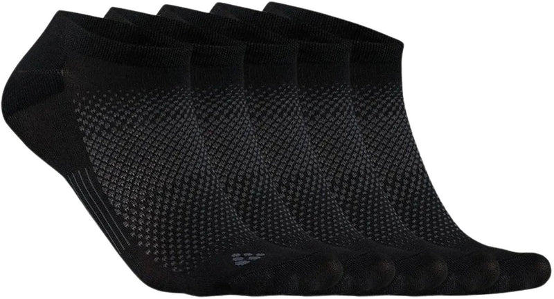 Calzini sportivi unisex Craft Active Footies, confezione da 5 - neri