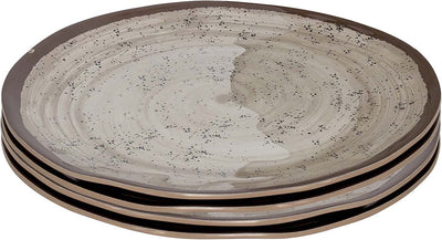 Bo-camp - piatto colazione - halo - 4 pezzi - melamina - beige