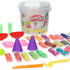 Set di argilla in scatola per gelato - 24 colori di argilla