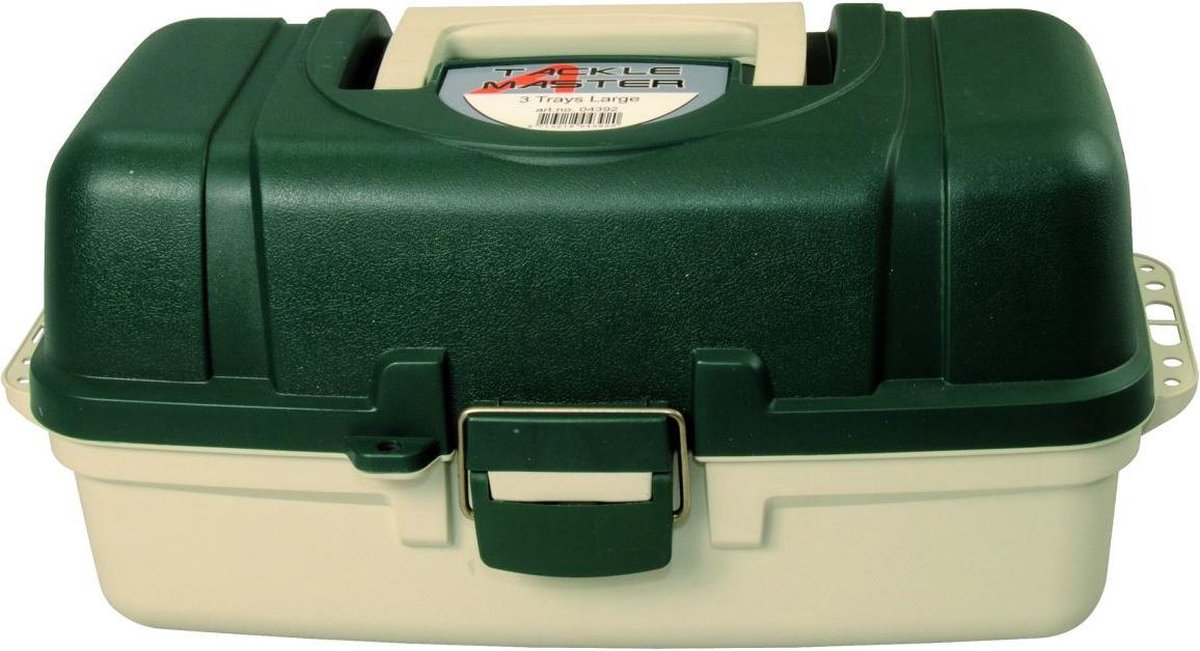 Albatros tackle master - viskoffer met 3 laden - 44 x 24 x 20 cm - groen