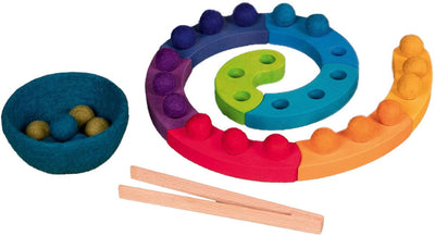 Goki Wooden Color Sorting Game Spiral, 29dlg.