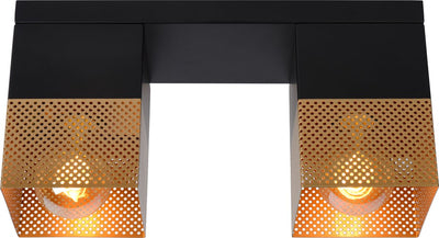Lucide renate - ceiling lamp (ceiling lamp) - 2xe27 - matt gold brass