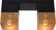 Lucide renate - lampada da soffitto (lampada da soffitto) - 2xe27 - ottone oro opaco