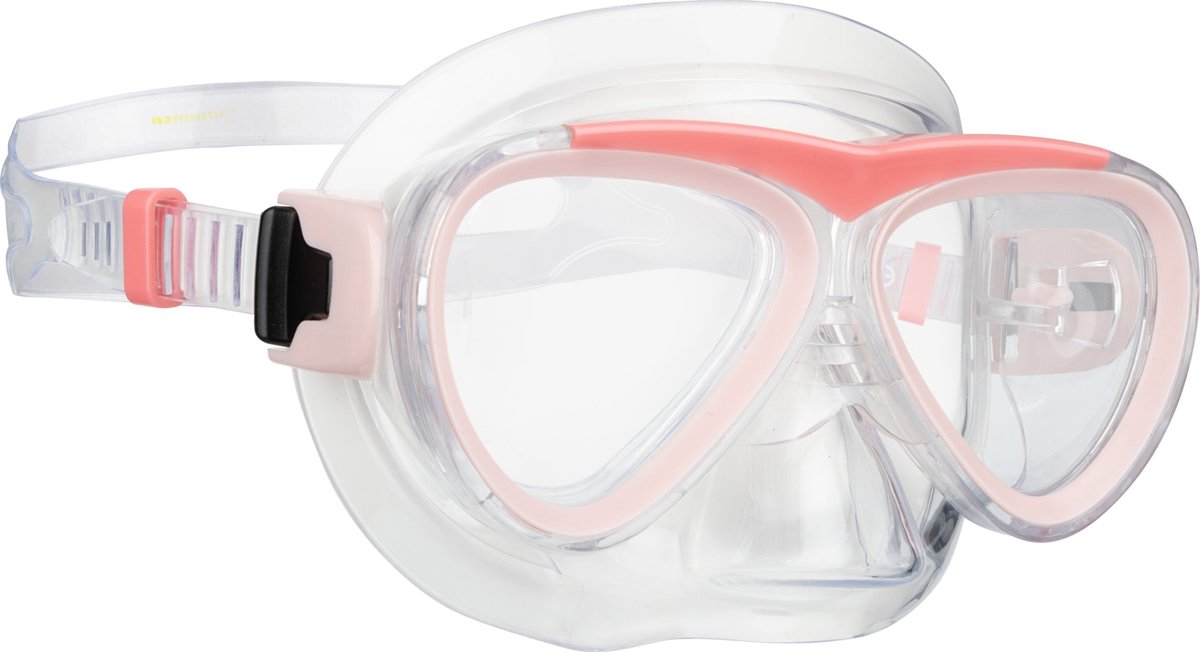 Waimea duikbril - kinderen - roze - lens van gehard glas