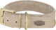 Trixie Collar Dog Pure Leather Grigio chiaro