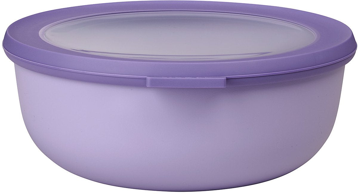 Mepal - recipiente para alimentos circular multitazón - 1250 ml - redondo - lila intenso