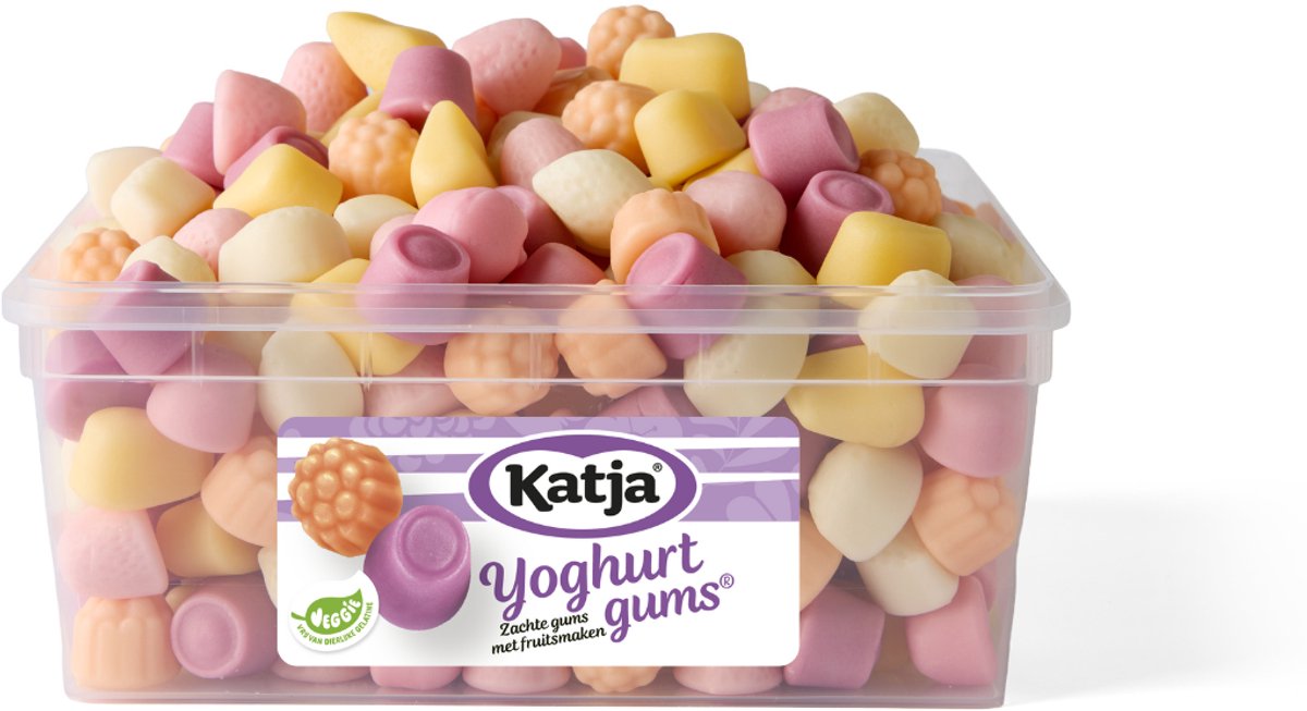 Katja yoghurtgums - zacht snoep - bak 1.135g