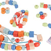 Classic World World Worly Wooden Beads, 90dlg.