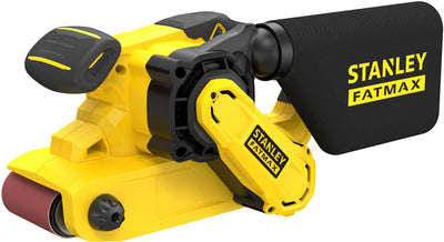 Lijadora de banda stanley fatmax 1010w 75mm en estuche fmew204k-qs