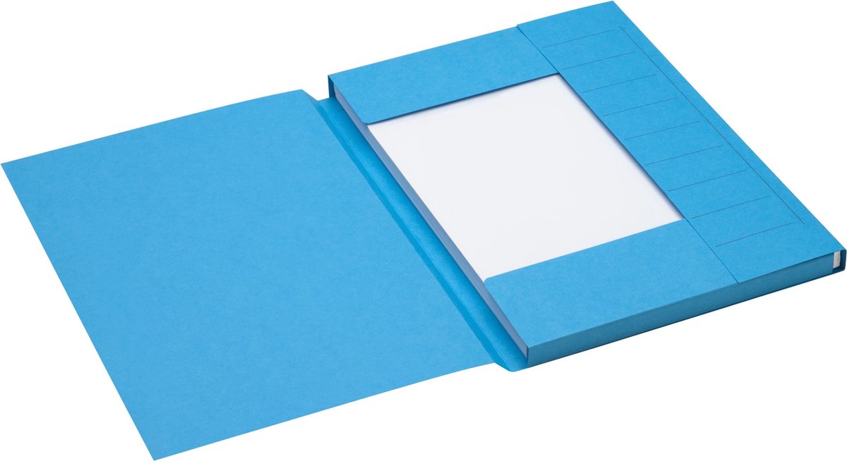 Jalema secolor dossiermap a4 - pak 25 stuks - blauw