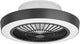 Eglo Sazan lámpara de techo con ventilador - 54,8cm - ac-vida más larga - blanco negro