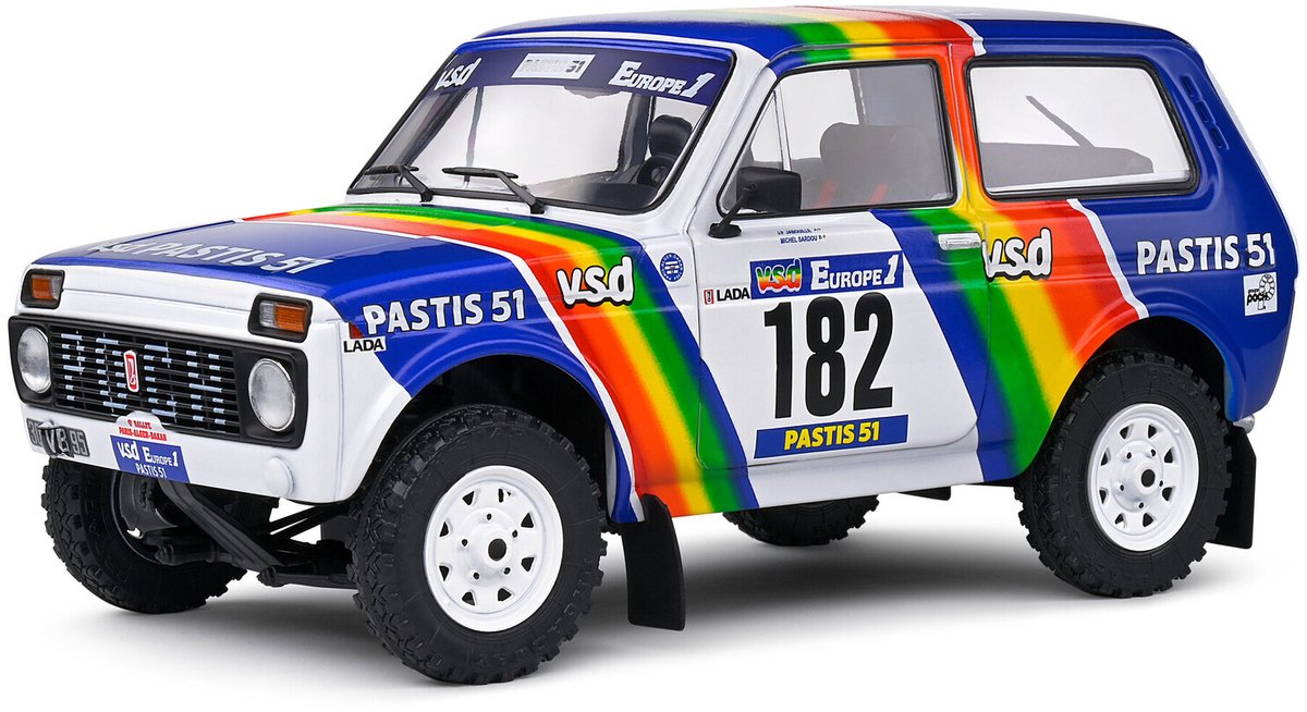 Lada niva paris dakar #182 1984 - 1:18 - solido