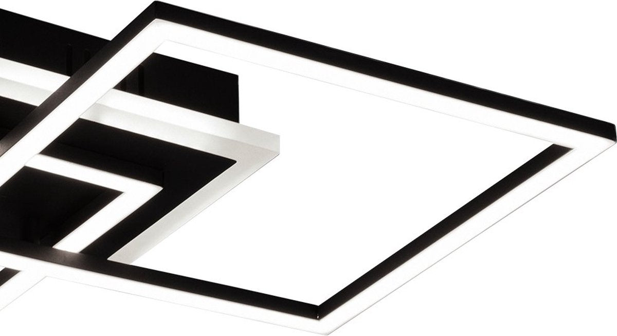 Rl live your light reality lampada da soffitto venida - nera - incl.1x25w led 3000lm 3000k - ip20