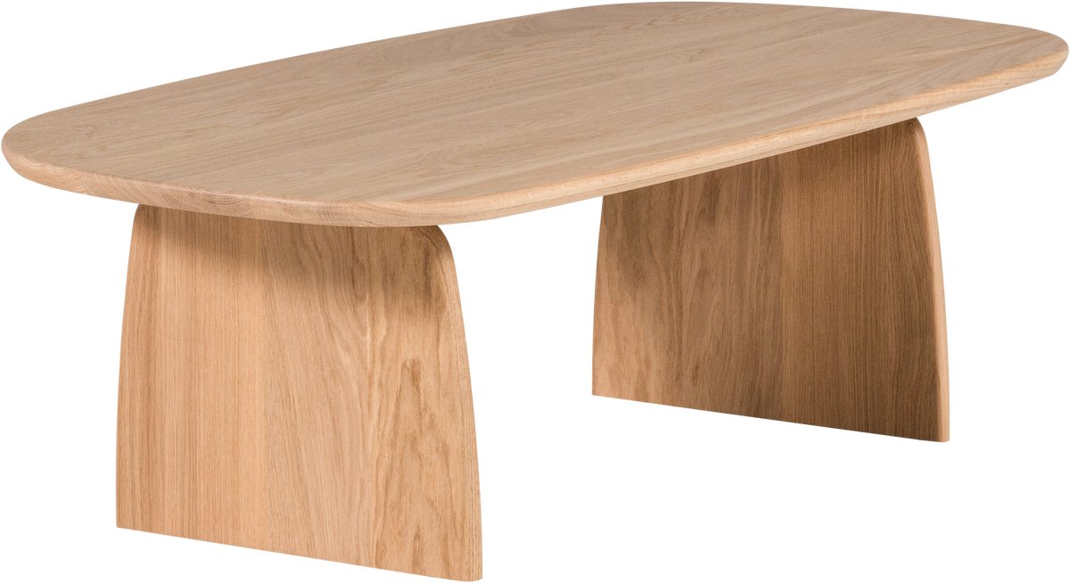 Mesa de centro Woood tablo 110 cm - roble - transparente - 35x110x59