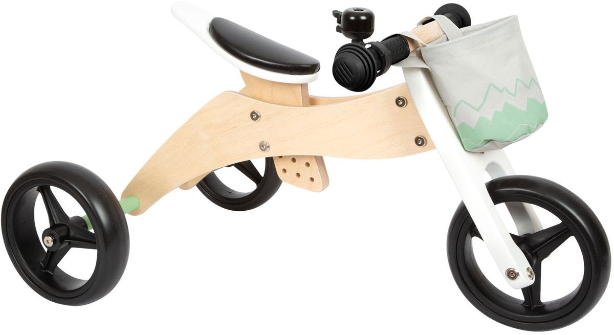 PIETO PIEJO - Entrenamiento de madera Balance de equilibrio de triciclo 2in1 Saliege Club