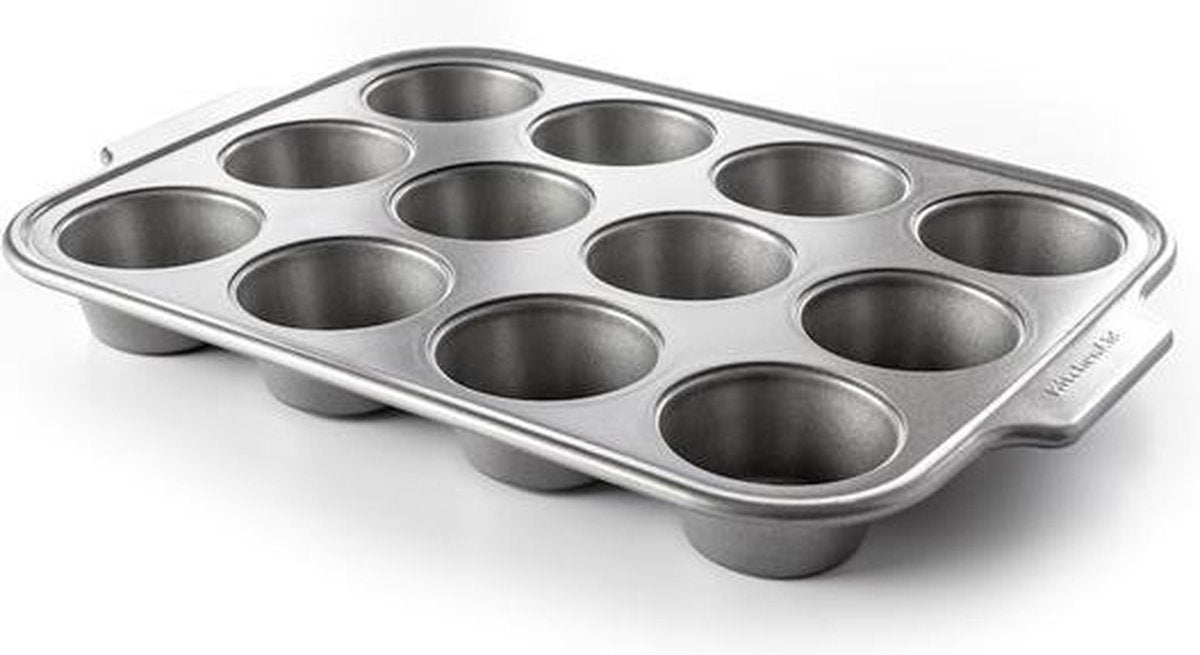 Kitchenaid muffin tin aluminized handle 12 pieces