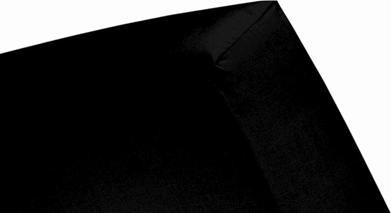 Cenicienta - sábana bajera - hasta 25 cm de altura del colchón - jersey - 140 x 200 cm - negro
