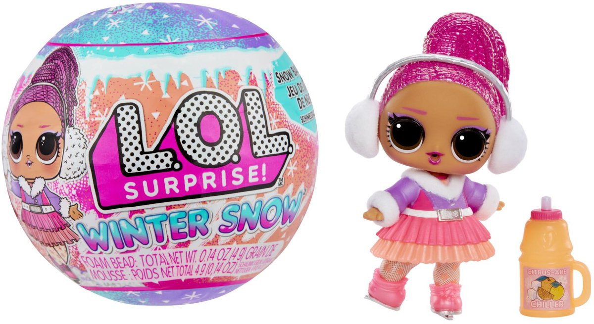 L.O.L. Surprise Winter Snow Tots Mini Pop In Ball