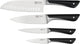 Set coltelli Jamie Oliver by Tefal - 4 pezzi - acciaio inossidabile - ergonomici - per uso professionale