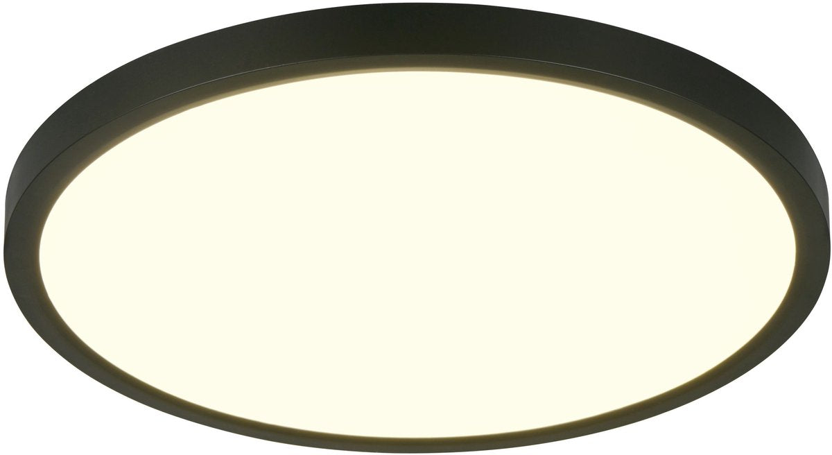 Rl live your light reality draco - lámpara de techo - negro mate - incl. 1x SMD 30 W - regulable con interruptor - montaje en pared y techo - función de memoria a través del interruptor de pared - fácil de colocar - interruptor DIP