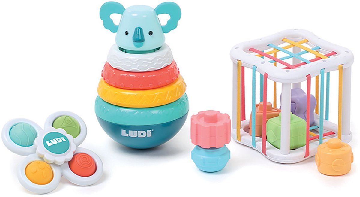 Ludi -activity set in suitcase - motor toys