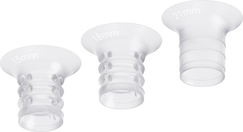 Inserti Medela per tiralatte – 6 pezzi in 3 misure (15, 18 21 mm)
