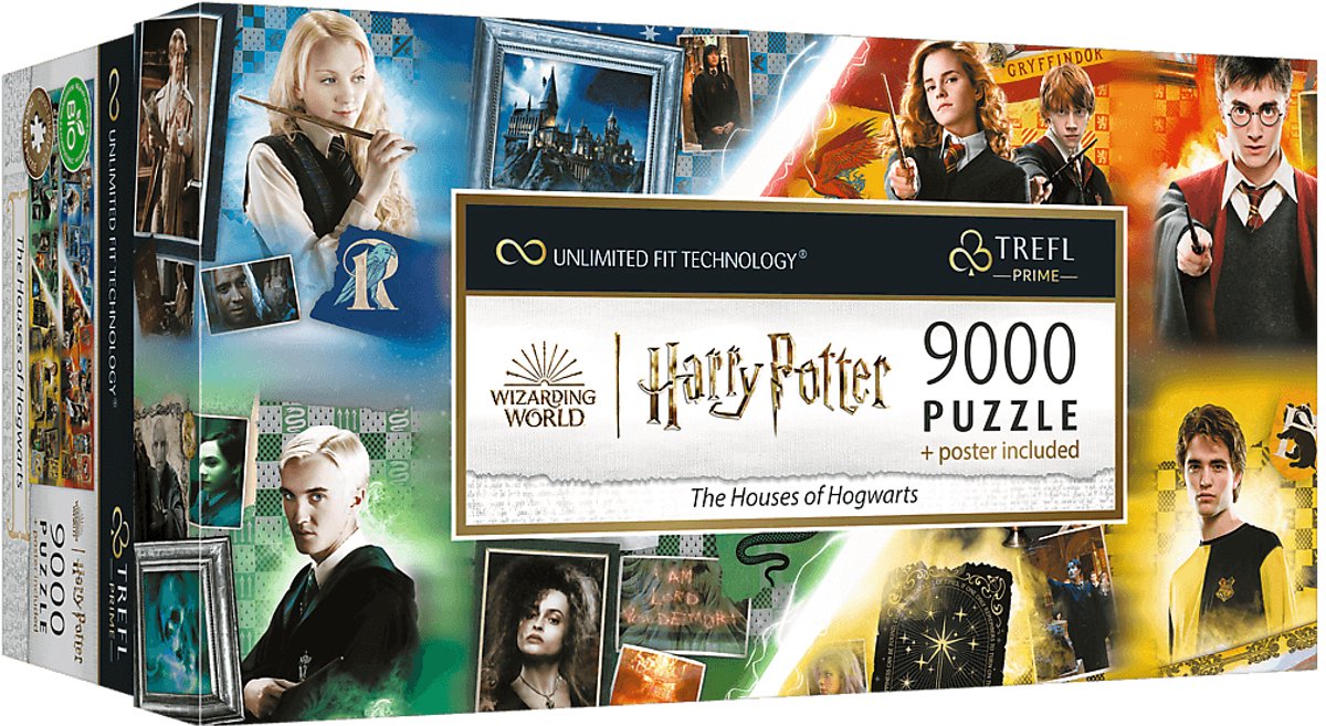 Puzzle Trefl Harry Potter - 9000 pezzi - Le case di Hogwarts.