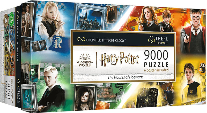 Puzzle Trefl Harry Potter - 9000 pezzi - Le case di Hogwarts.