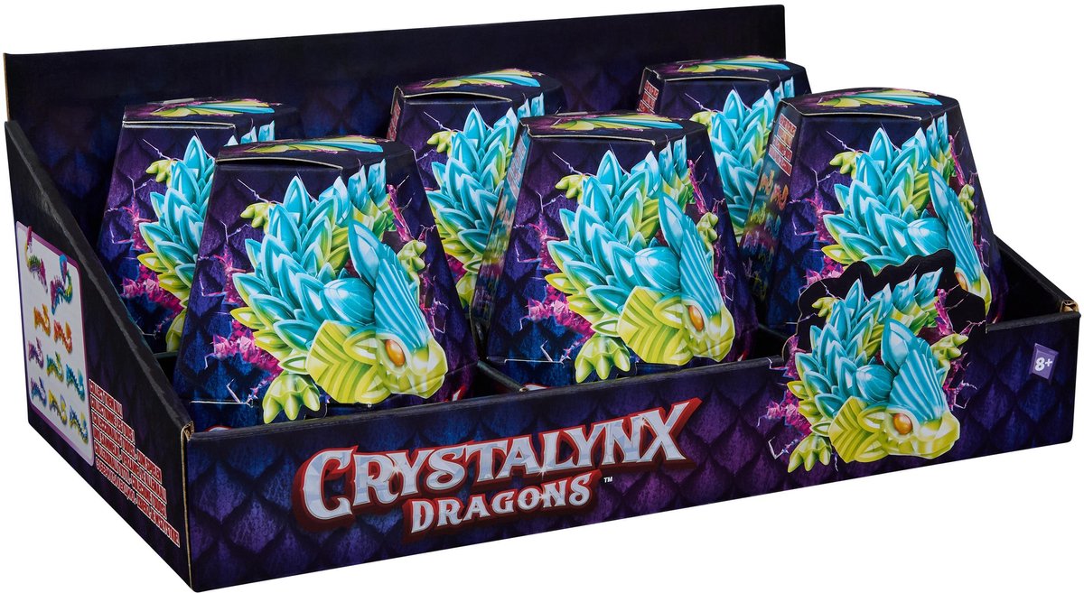 Crystalynx Spin Master Drago Figura Giocattolo Crystal Lynx 23 cm Mini Action Figure.