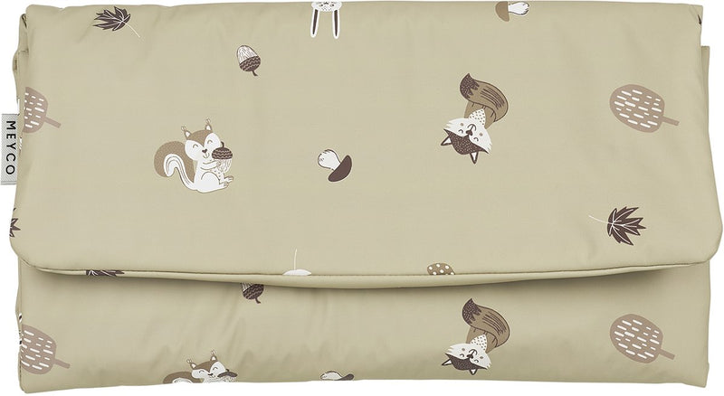 Meyco baby forest animals verschoonmat - sand