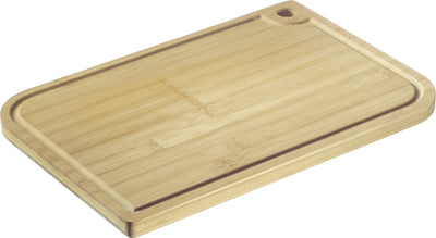 Westmark cutting board – wooden cutting board with juice groove for easy cutting of food – bamboo, 33 x 23cm