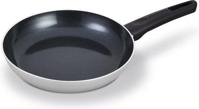 Padella Brabantia indu+ - ø 24 cm - 100% senza pfas - rivestimento antiaderente in ceramica - padella a induzione - lavabile in lavastoviglie - grigio