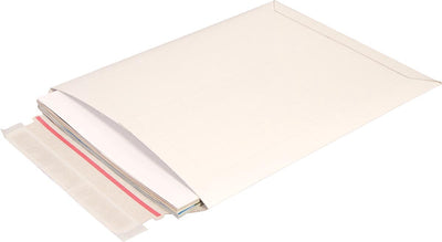 Cleverpack envelop b4 - 250x353mm karton wit - 5 stuks